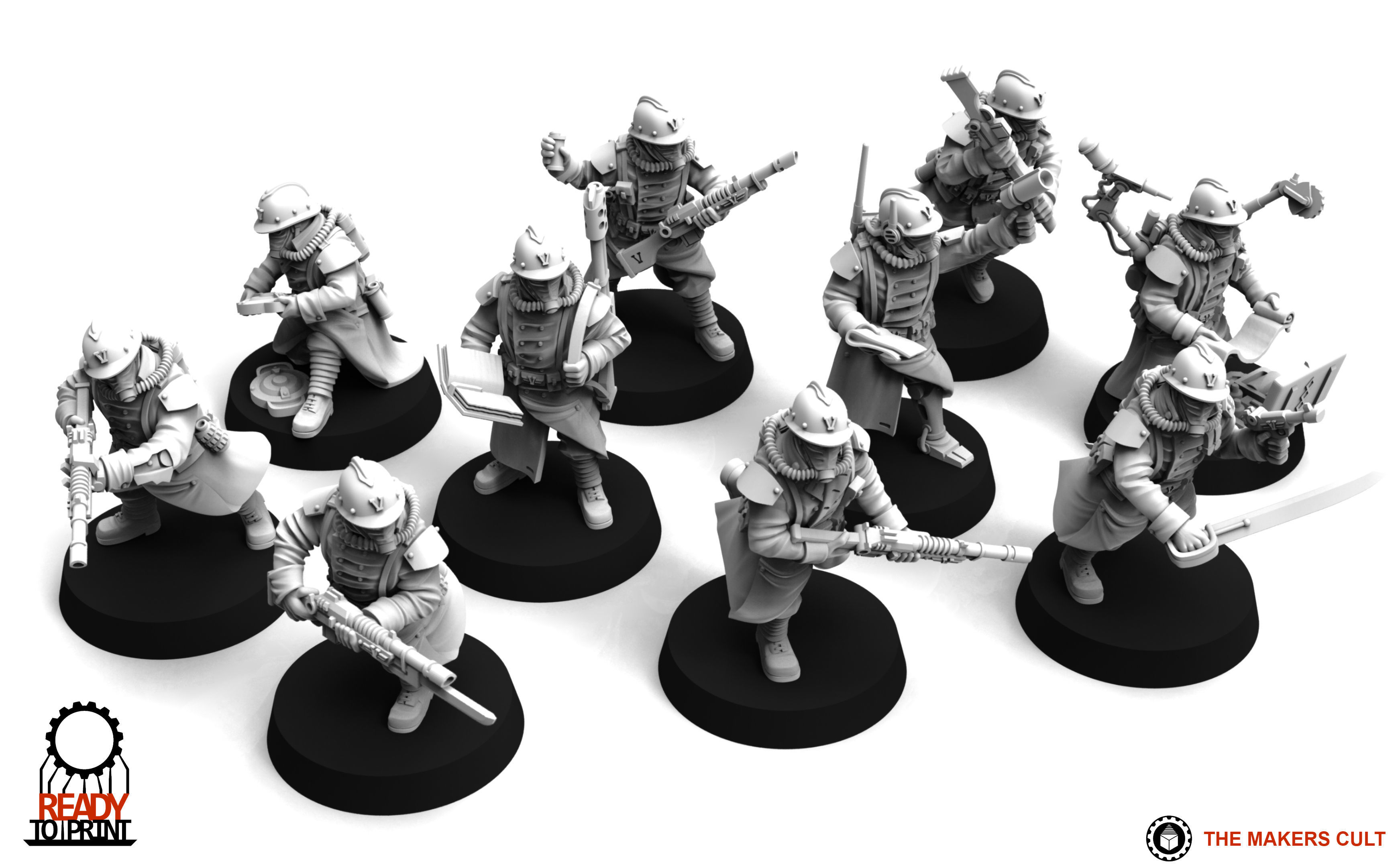 Valour Korps - Veteran Infantry 3D print model_8