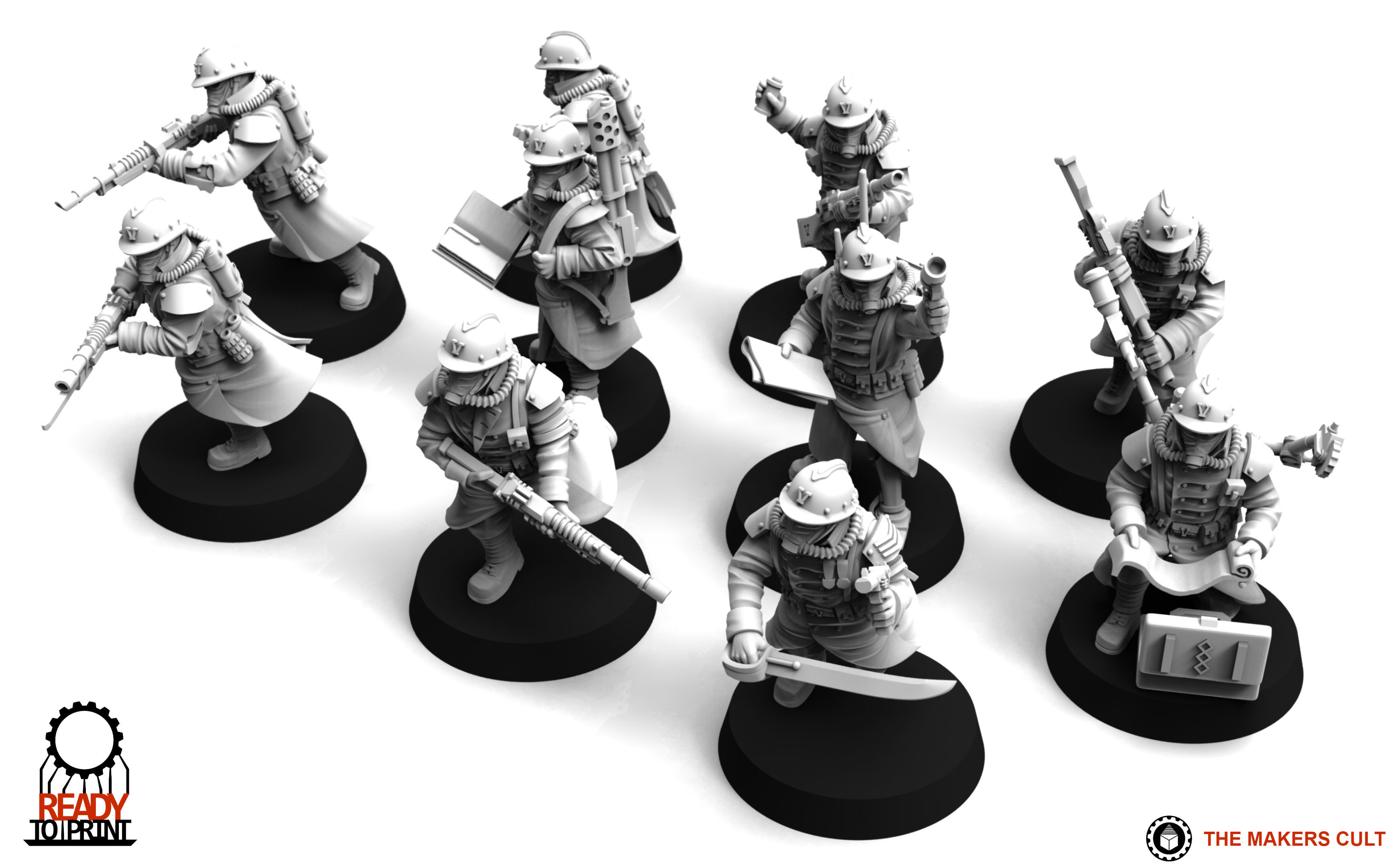 Valour Korps - Veteran Infantry 3D print model_7