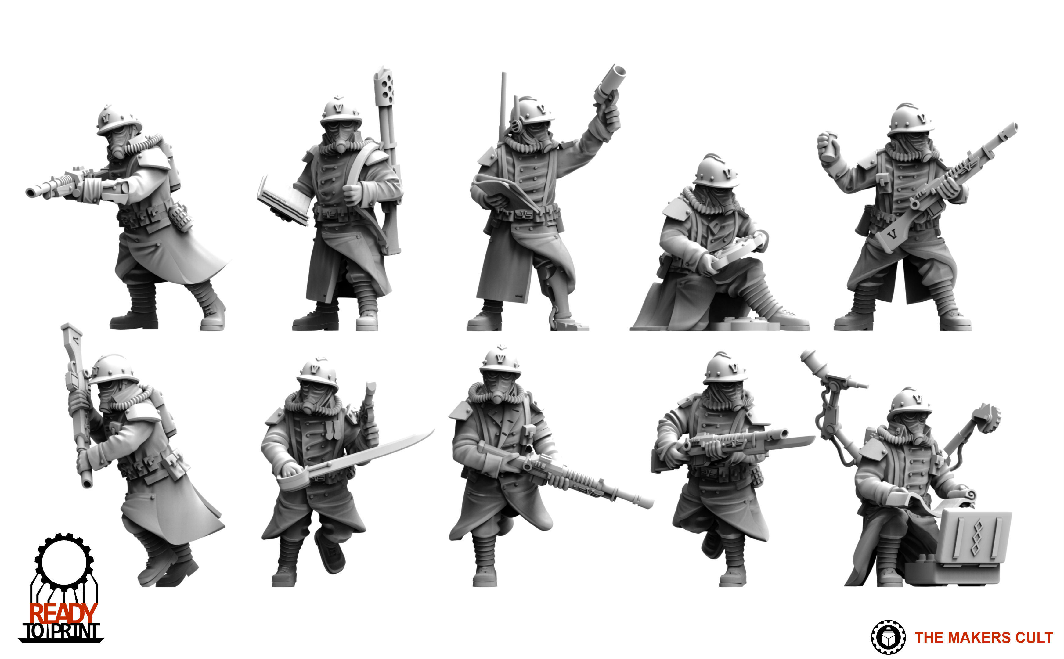 Valour Korps - Veteran Infantry 3D print model_3