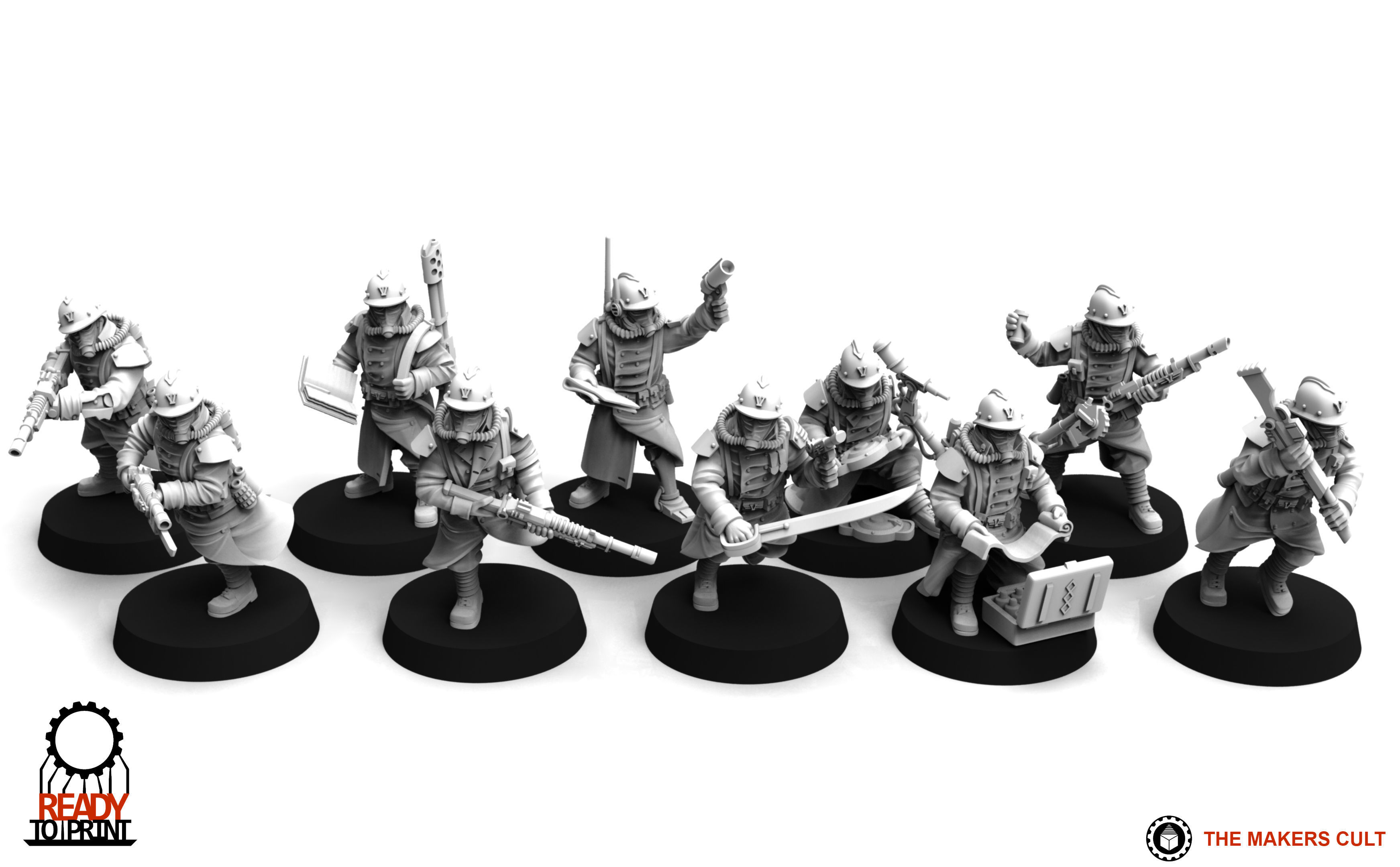 Valour Korps - Veteran Infantry 3D print model_5