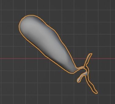 3d model of cardiovascular system thorax and abdomen 3D print model_23