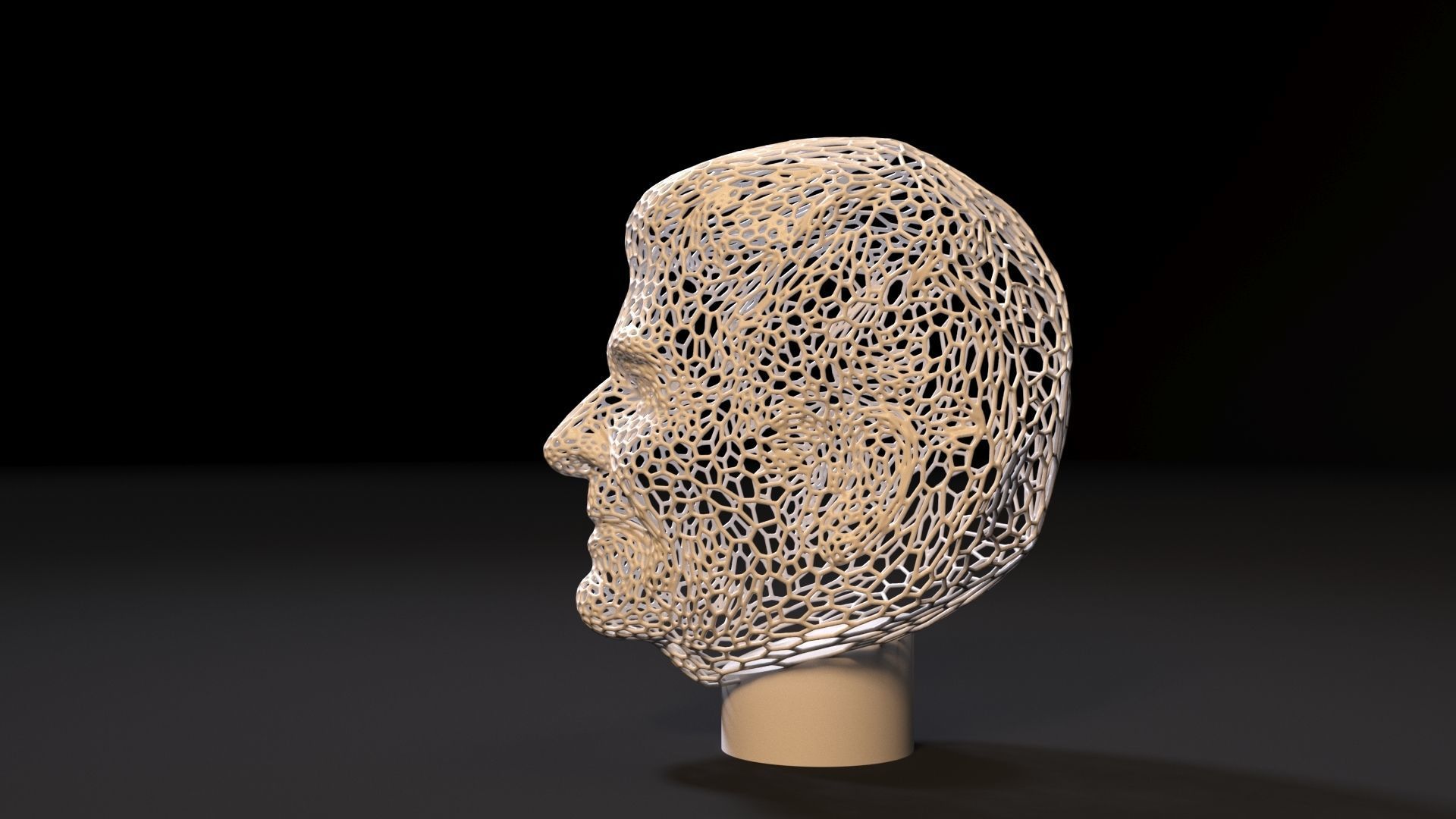 Ronald Reagan 3D print model_2