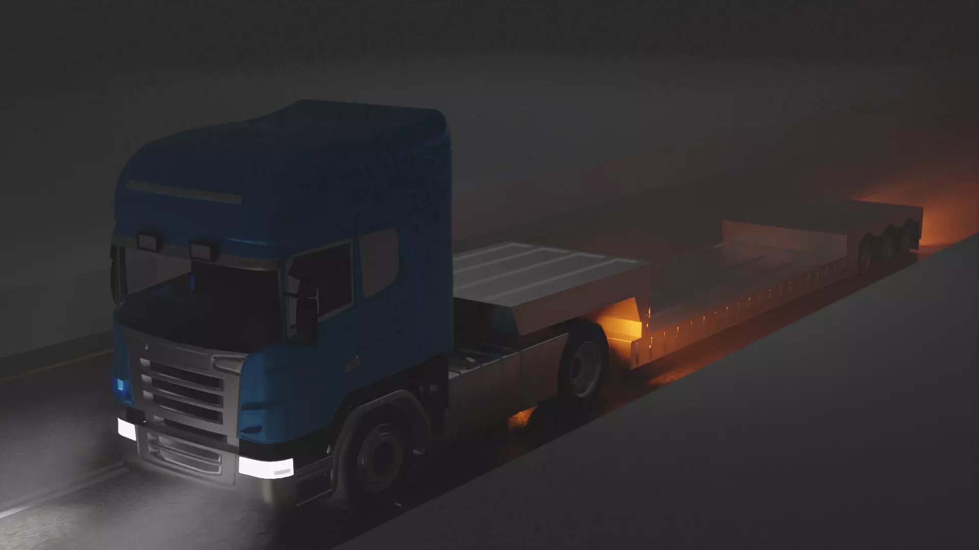 Vehicle cargo truck 3D model