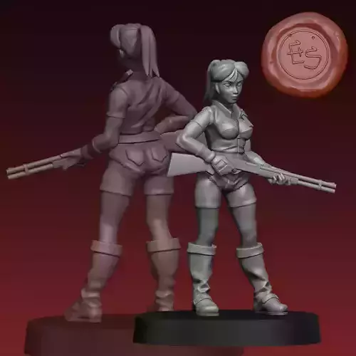 Claire Redfield - Resident Evil - 32mm Miniature