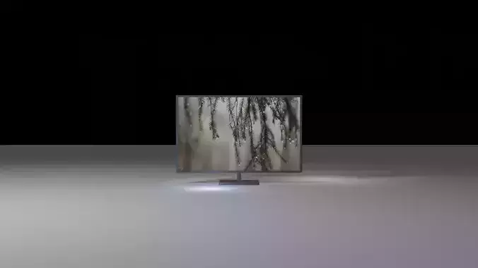 TELEVISION MONITOR LOW-POLY