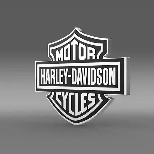 Harley-Davidson Logo 3D model