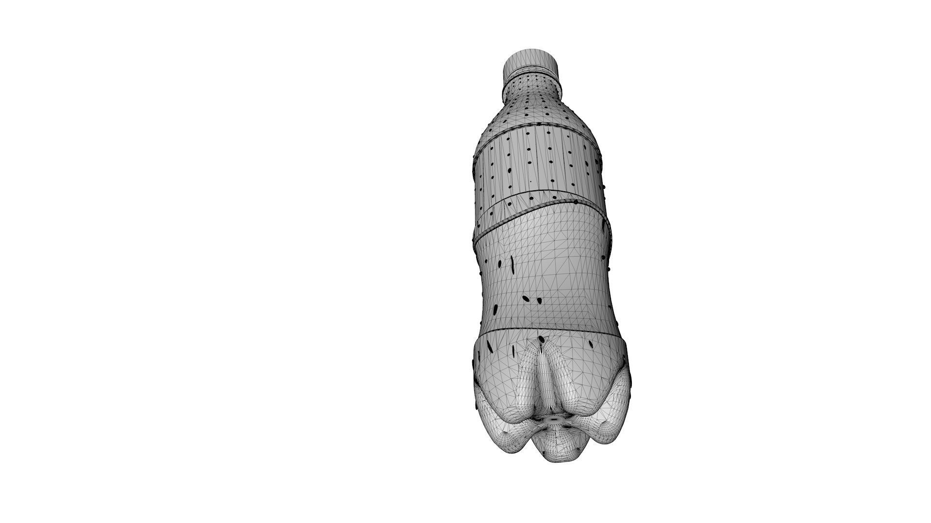 Beverage Bottle Coca Cola Sprite 1000ml   Low-poly 3D model_8