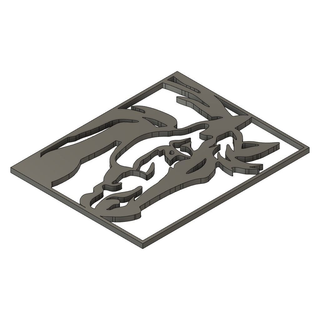 Horse Decortation Wall 3D print model_2