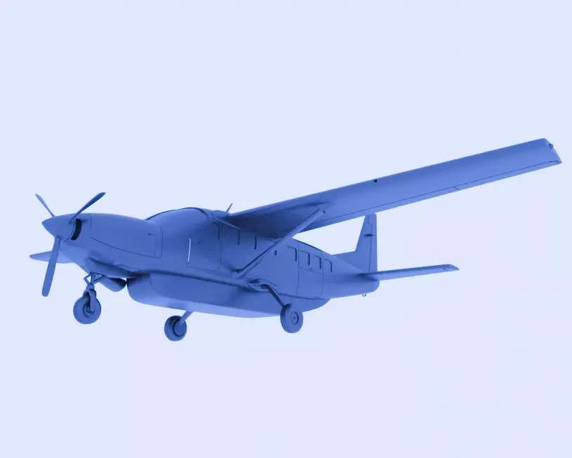 Cessna 208B Grand Caravan 3D print model_0
