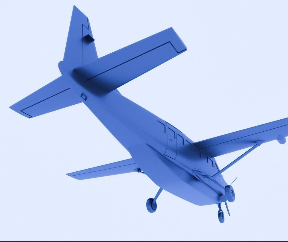 Cessna 208B Grand Caravan 3D print model_2