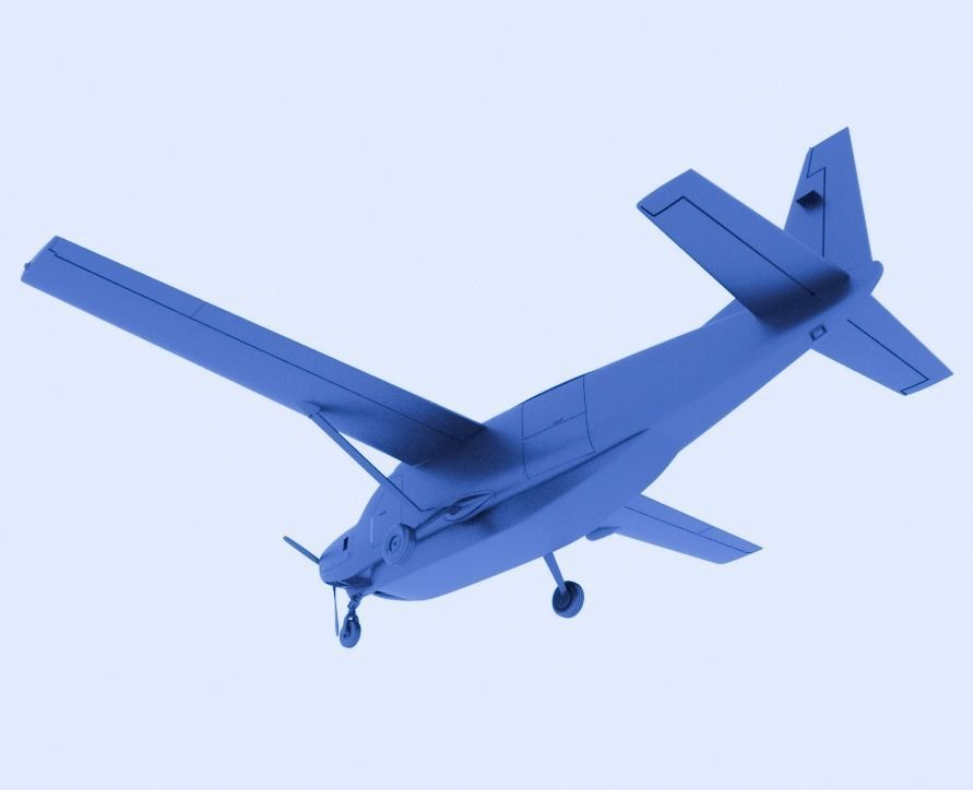 Cessna 208B Grand Caravan 3D print model_4