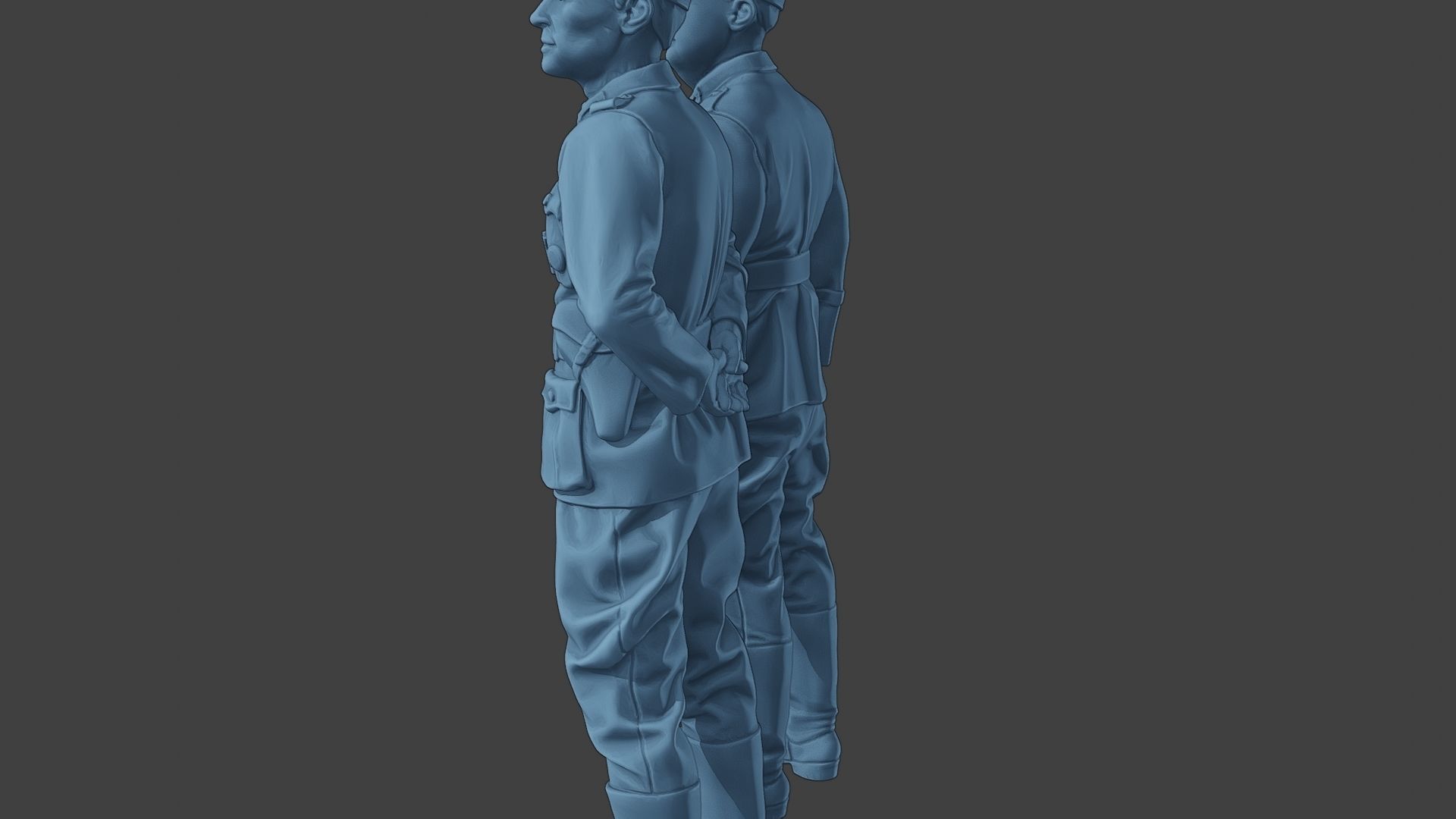 German Officers Stand ww2 G5 3D print model_26