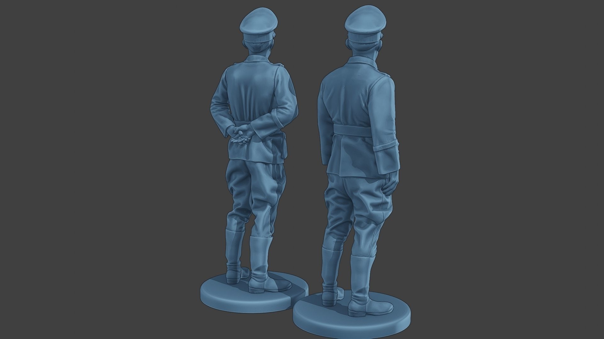 German Officers Stand ww2 G5 3D print model_7