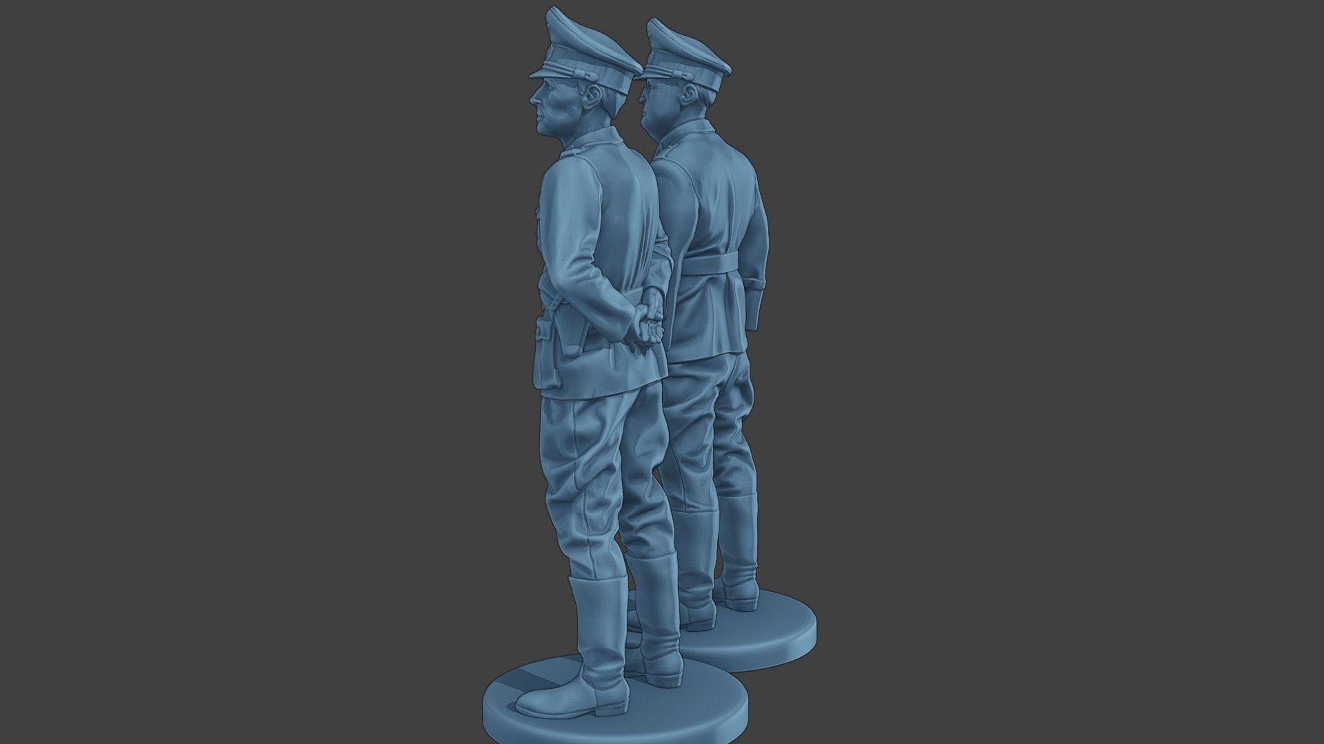 German Officers Stand ww2 G5 3D print model_4