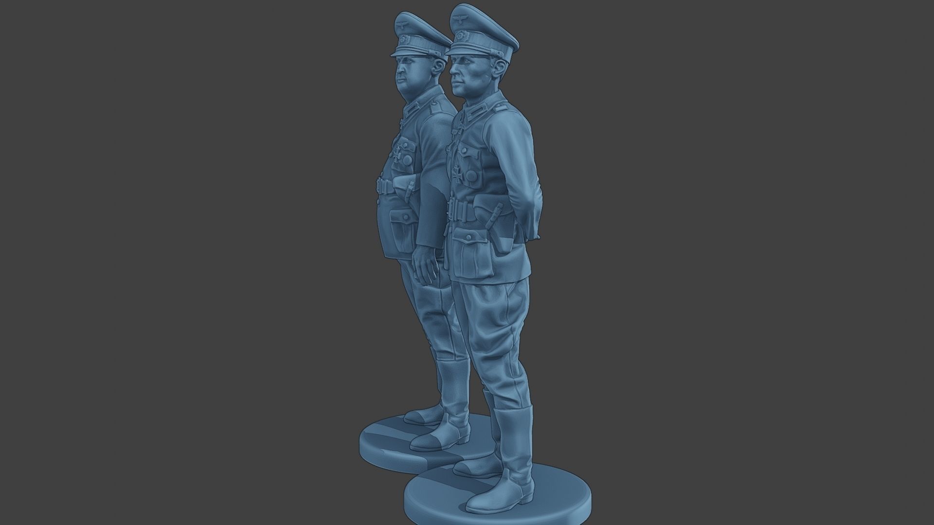 German Officers Stand ww2 G5 3D print model_3