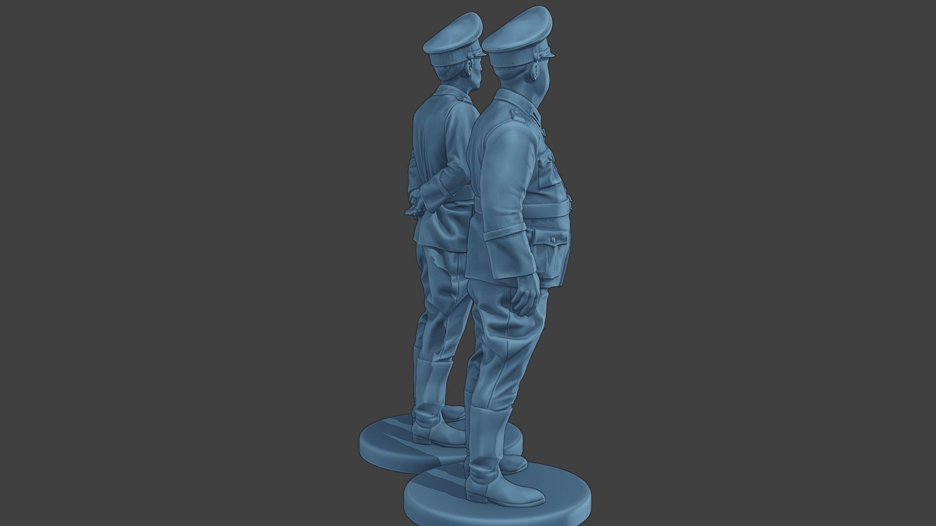 German Officers Stand ww2 G5 3D print model_8