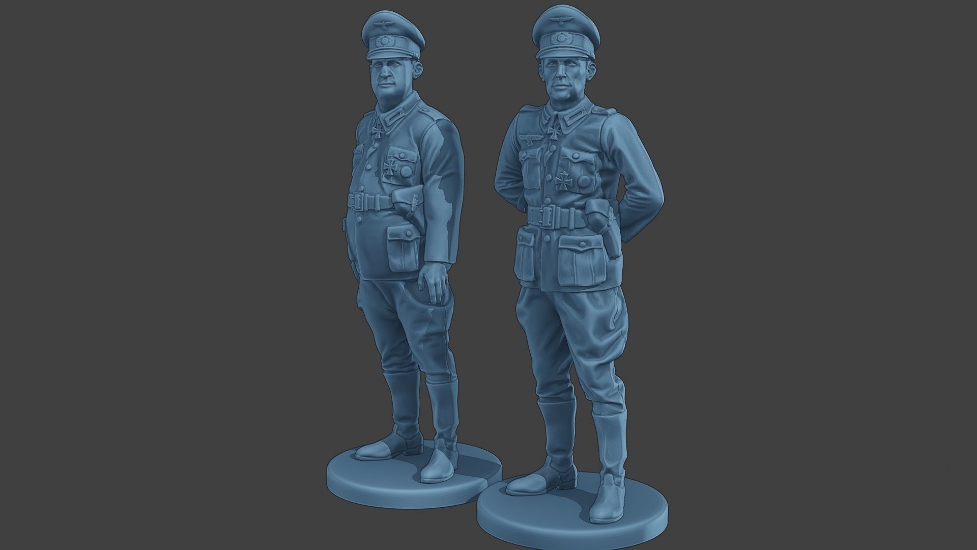 German Officers Stand ww2 G5 3D print model_2