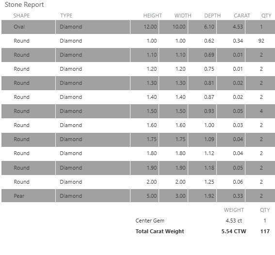 Vintage Fashion Solitaire Bridal Oval center tear drop side Ring 3D print model_33