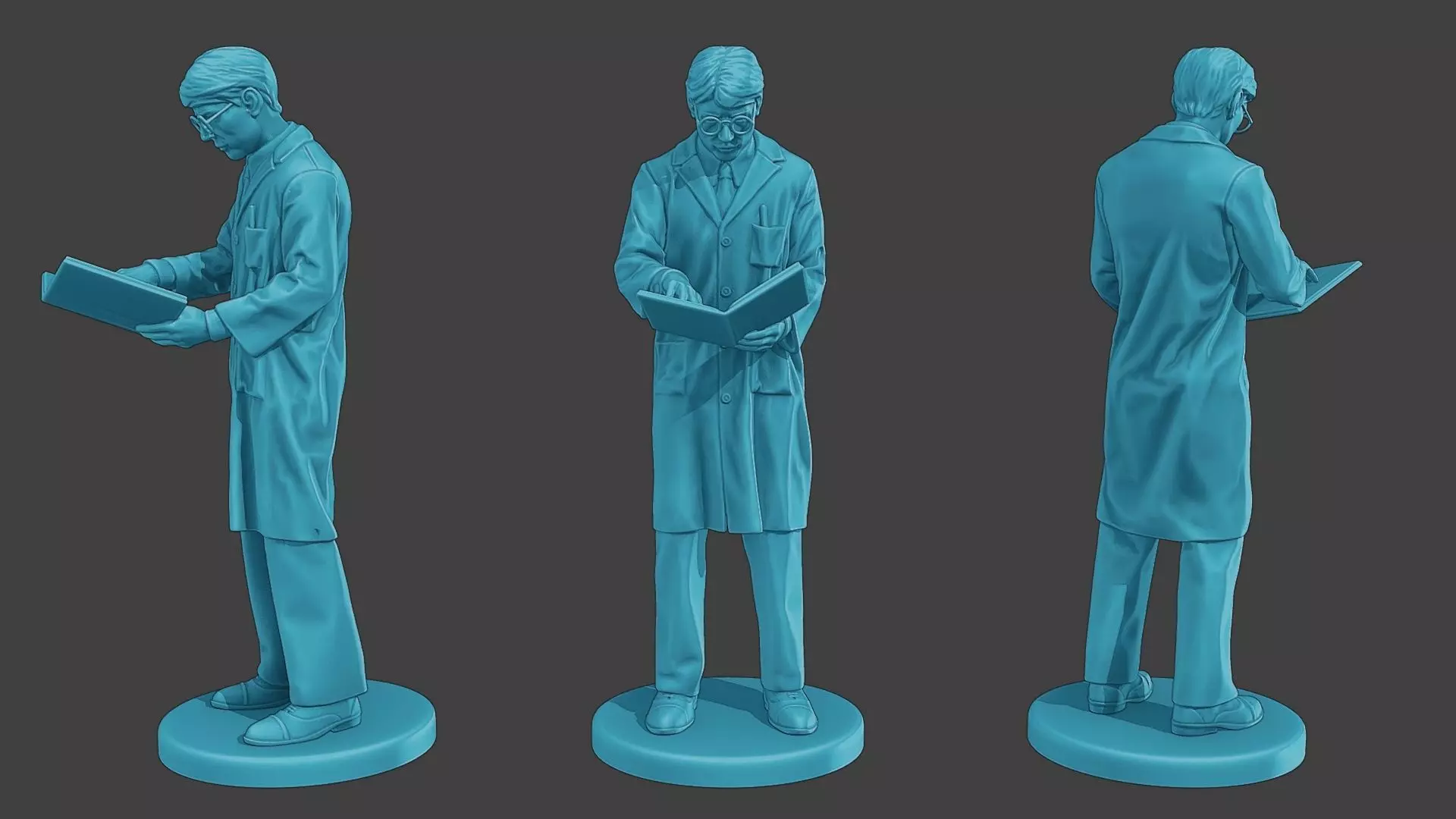 Scientist Male SM1 004 3D print model_0