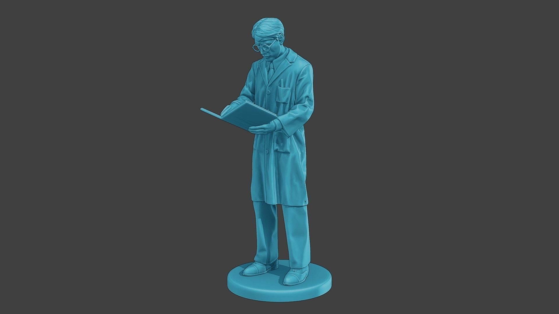 Scientist Male SM1 004 3D print model_2