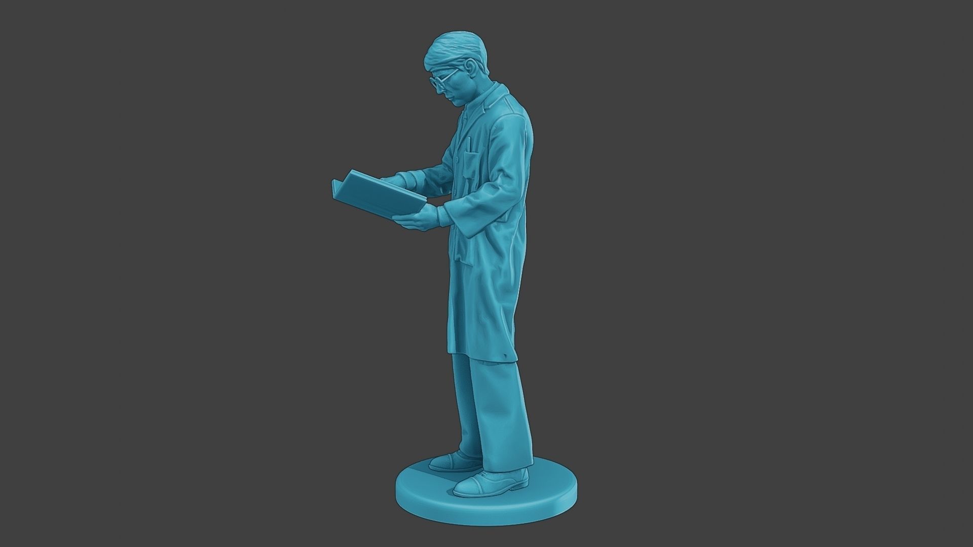 Scientist Male SM1 004 3D print model_3