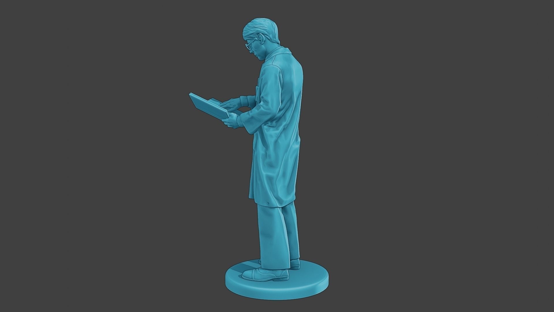Scientist Male SM1 004 3D print model_4