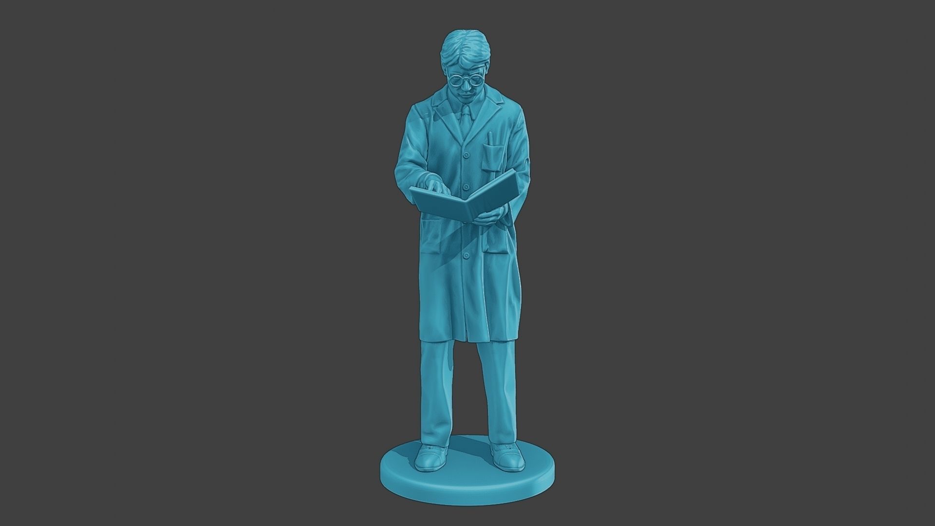 Scientist Male SM1 004 3D print model_1