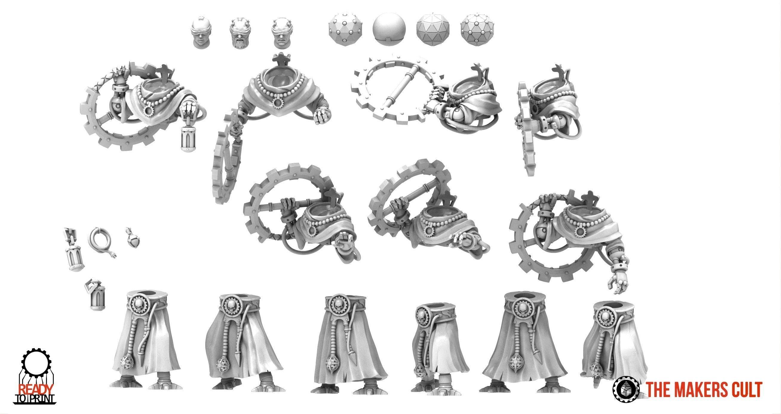 Dark Techno - Teslarite Converters 3D print model_4