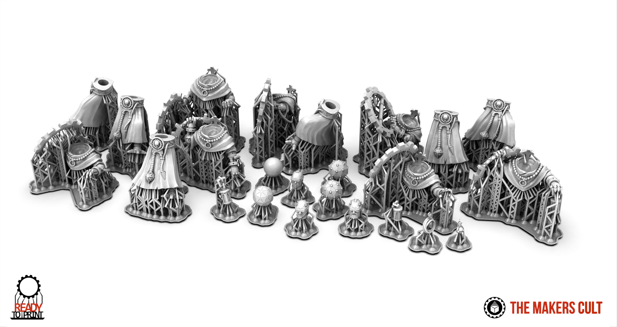 Dark Techno - Teslarite Converters 3D print model_10