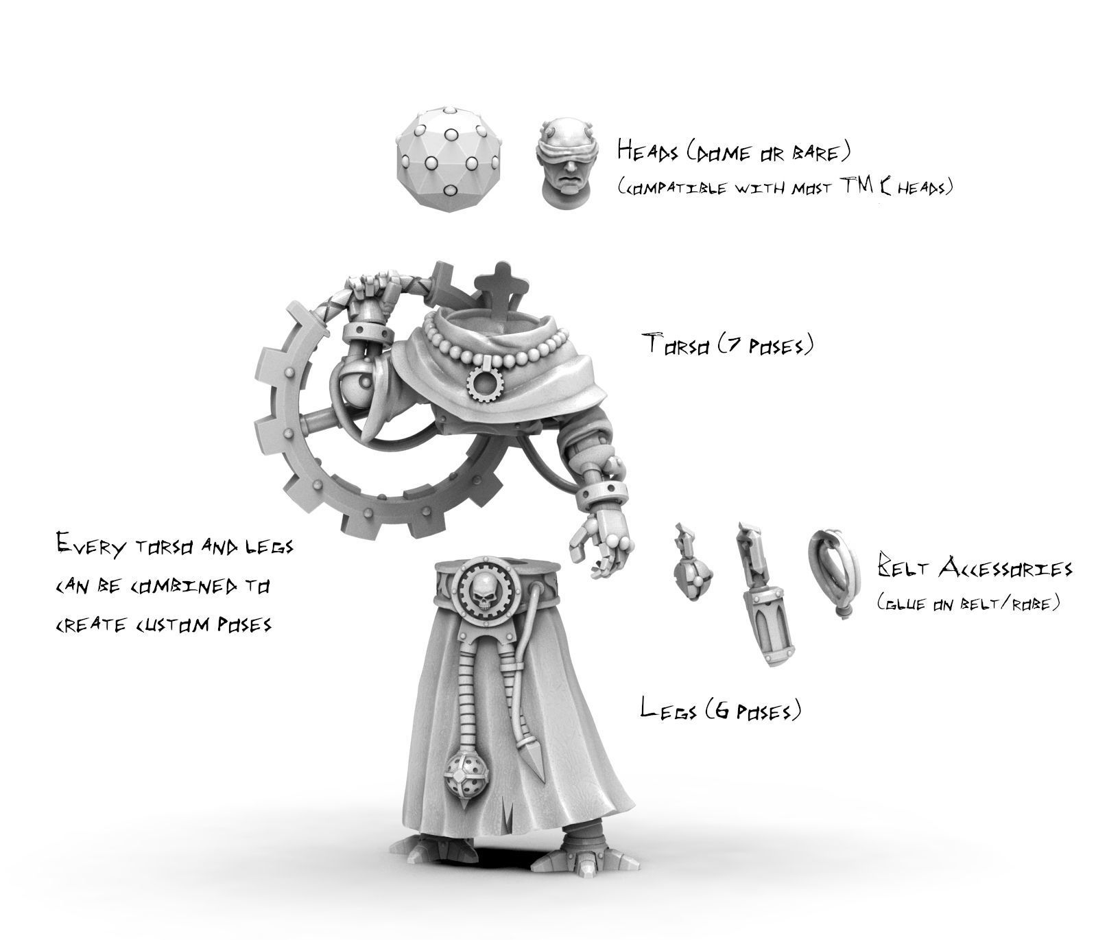 Dark Techno - Teslarite Converters 3D print model_9