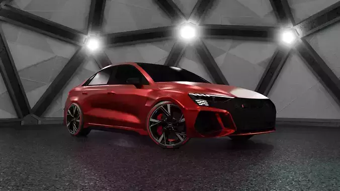 2022-2023 Audi RS3 3D model