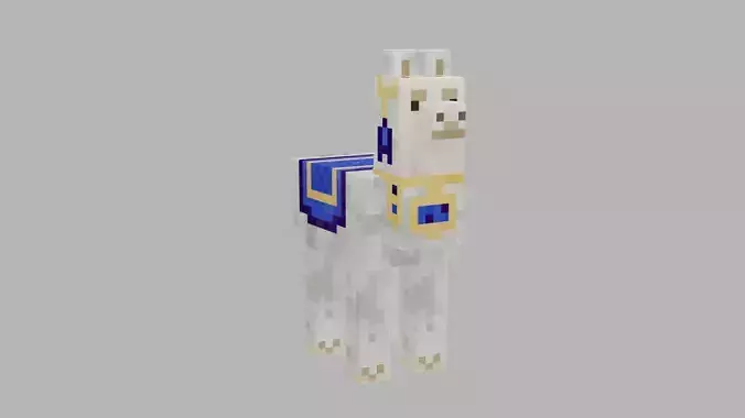 Minecraft Llama 3D model