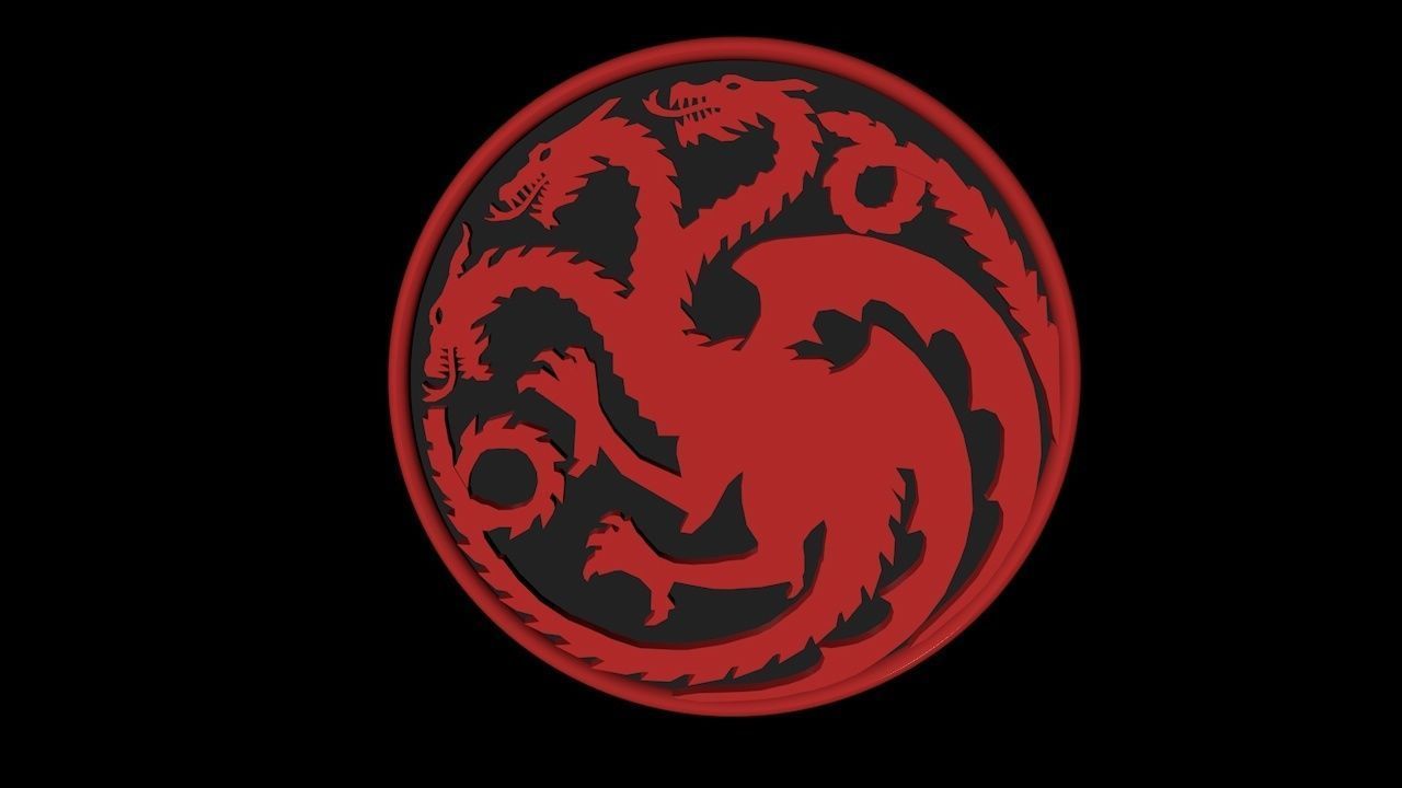 Targaryen Banner 3D print model_3