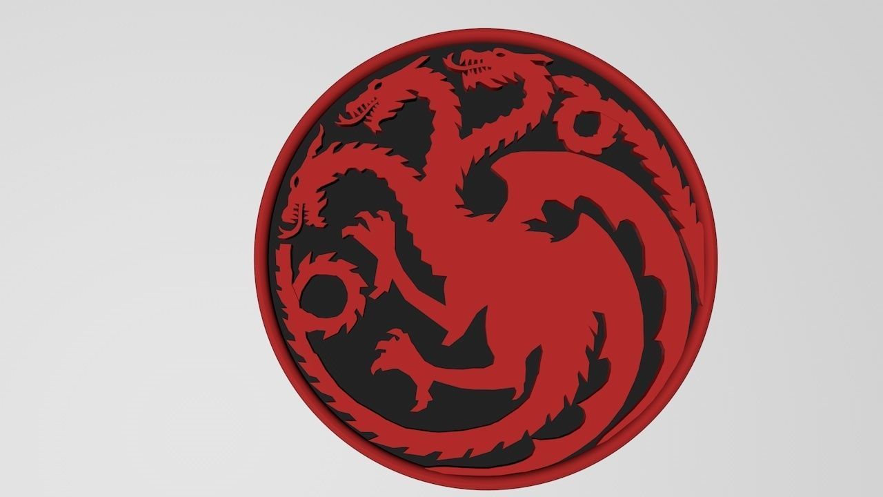 Targaryen Banner 3D print model_4