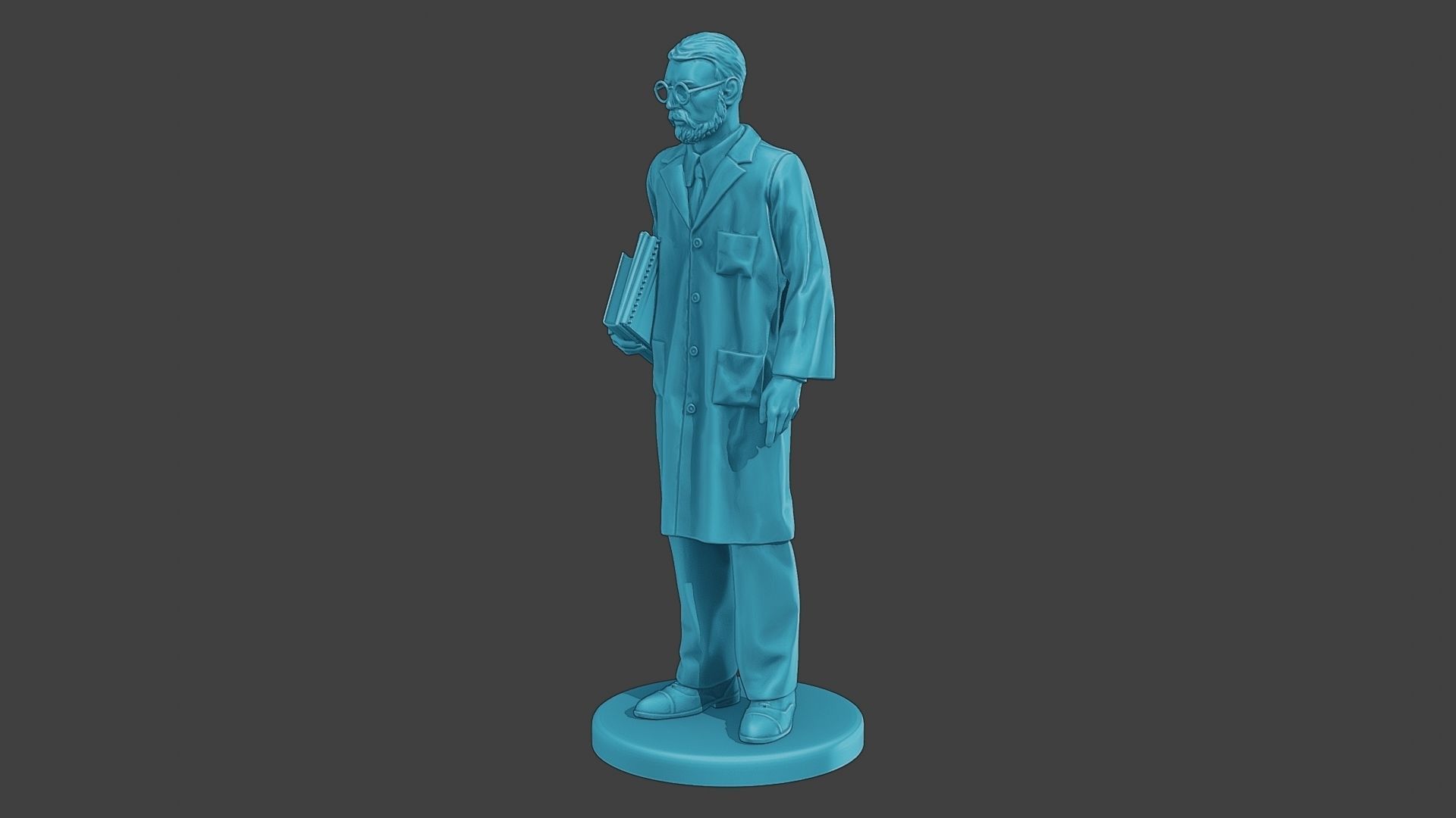 Scientist Male SM1 007 3D print model_2