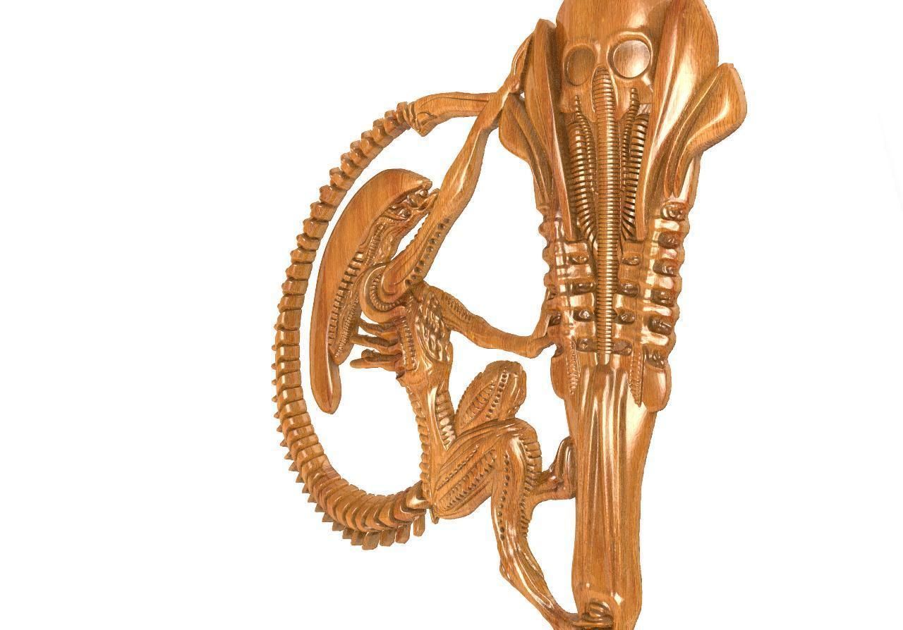 Alien CNC 23 1 3D print model_6
