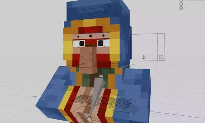 Minecraft Wandering Trader 3D model