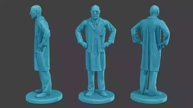 Scientist Male SM1 009 3D print model