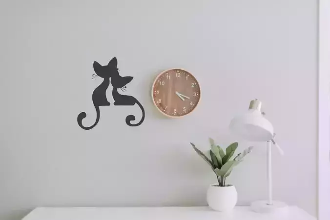 CAT WALL ART