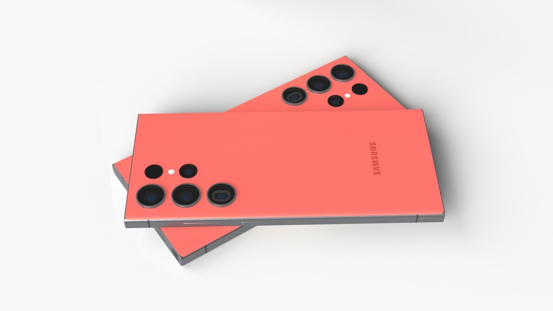 Samsung Galaxy S23 ultra all colors Low-poly 3D model_14