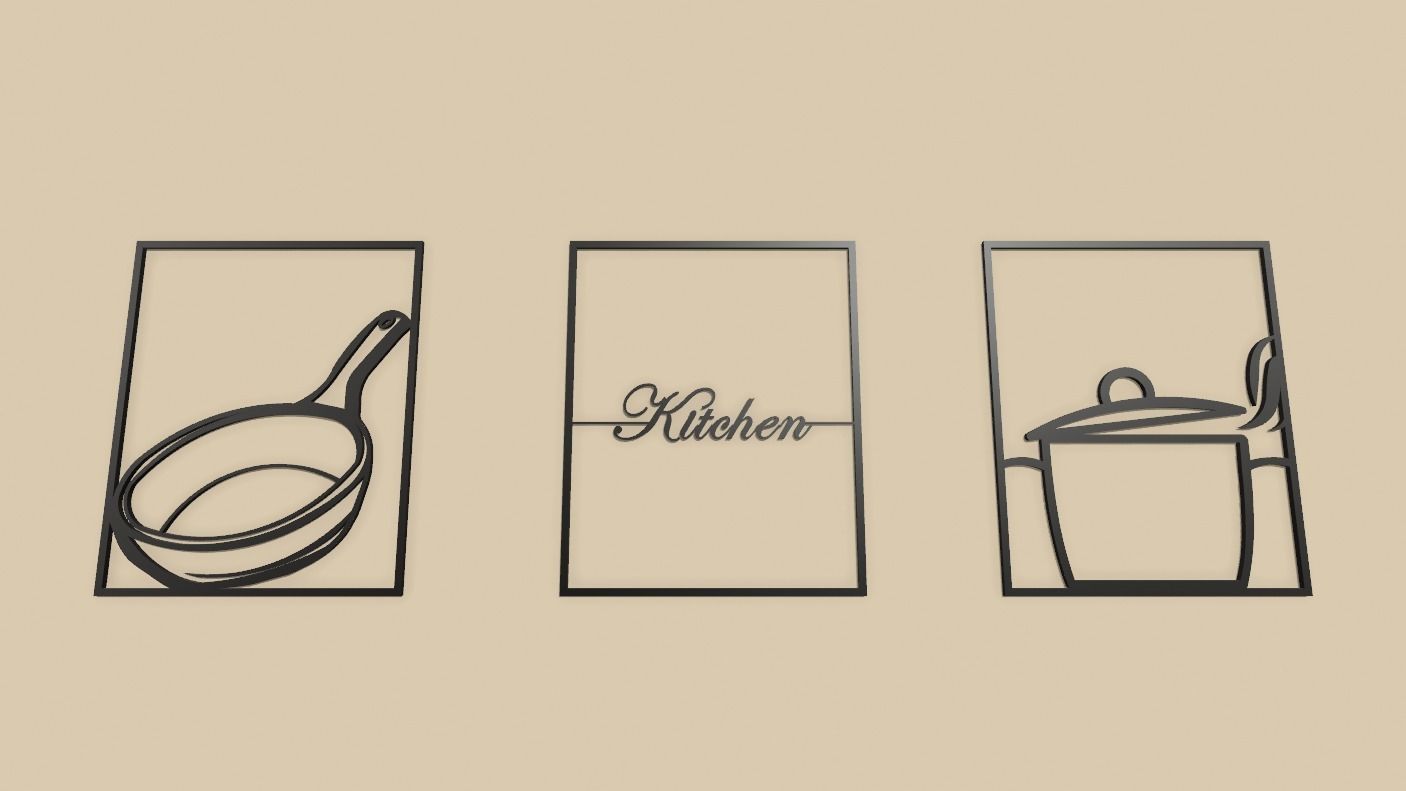 DECORATIVE KITCHEN 3D print model_2