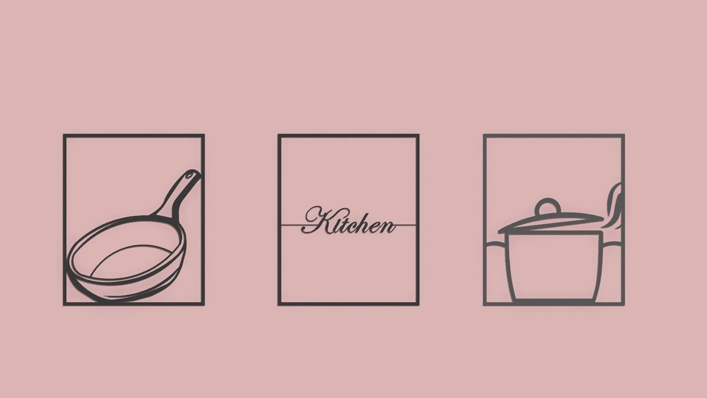 DECORATIVE KITCHEN 3D print model_1