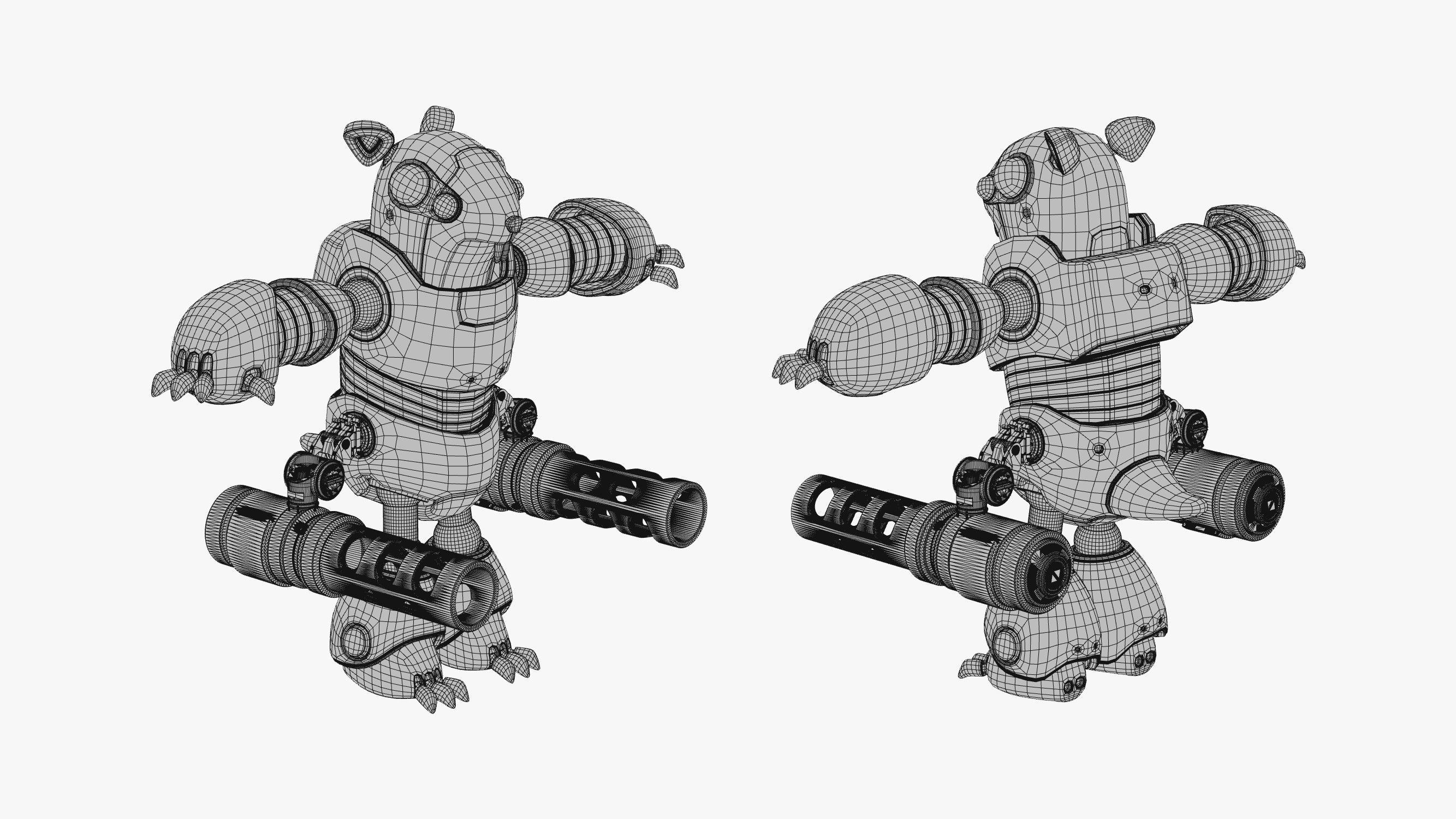 Rodent Robot 3DS Max 3D model_13