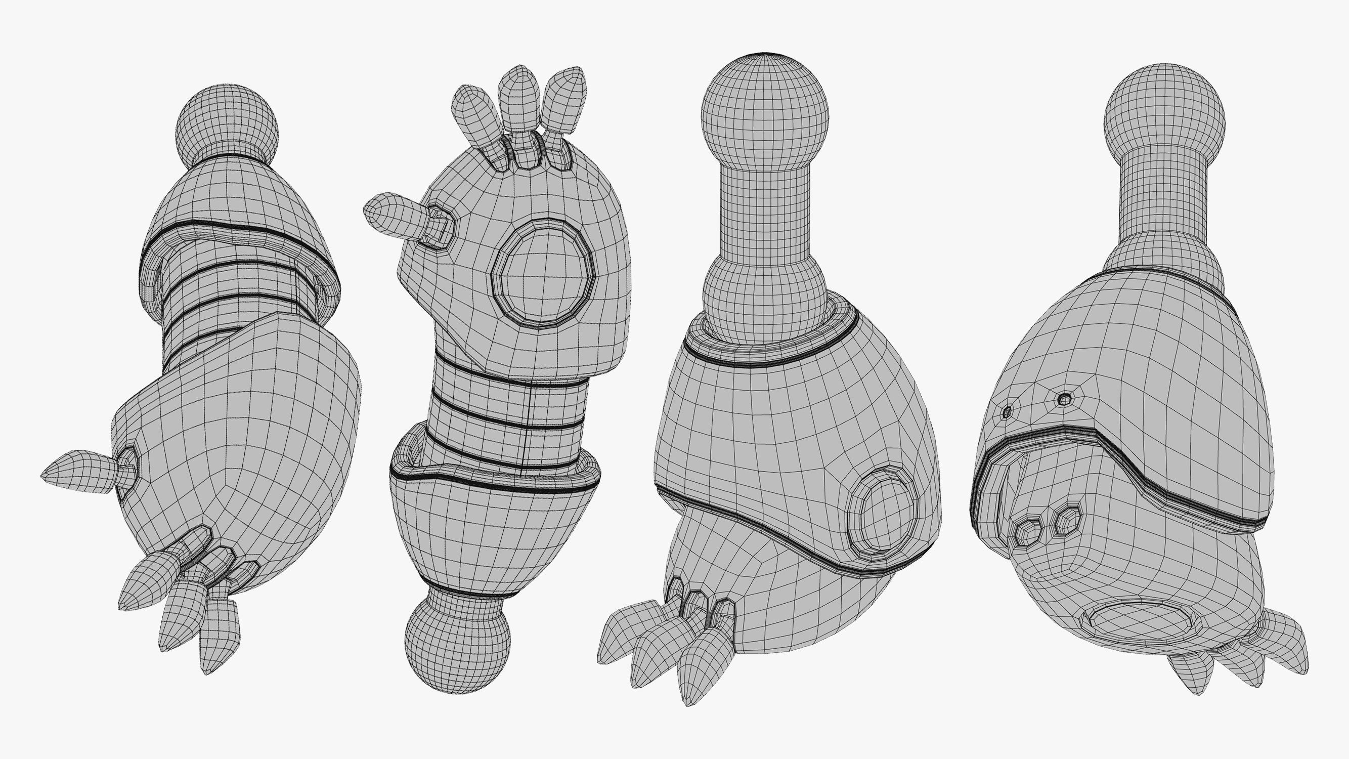 Rodent Robot 3DS Max 3D model_16