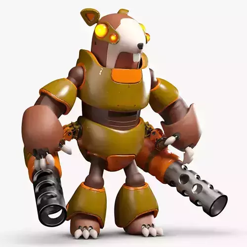 Rodent Robot 3DS Max