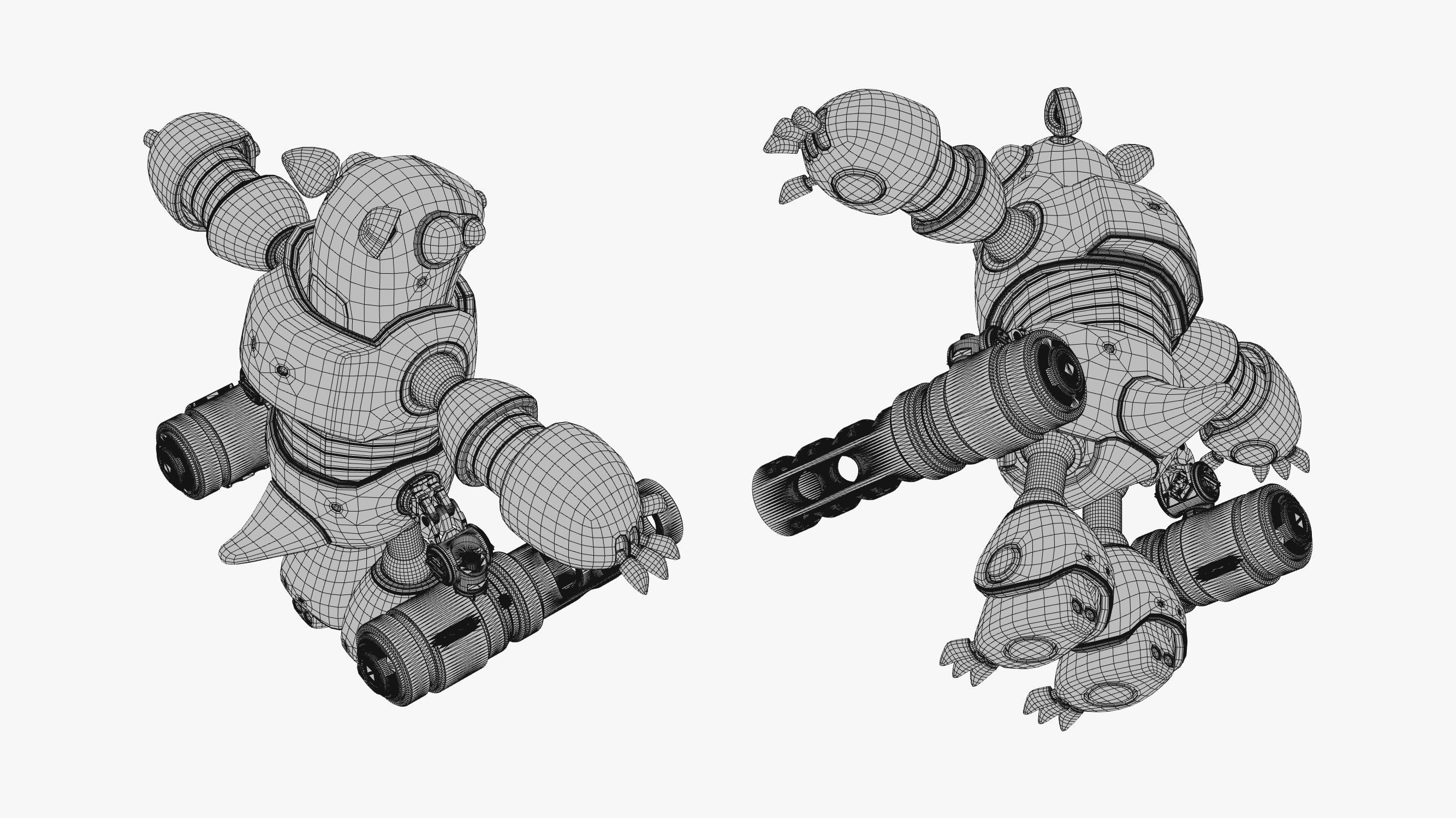 Rodent Robot 3DS Max 3D model_14