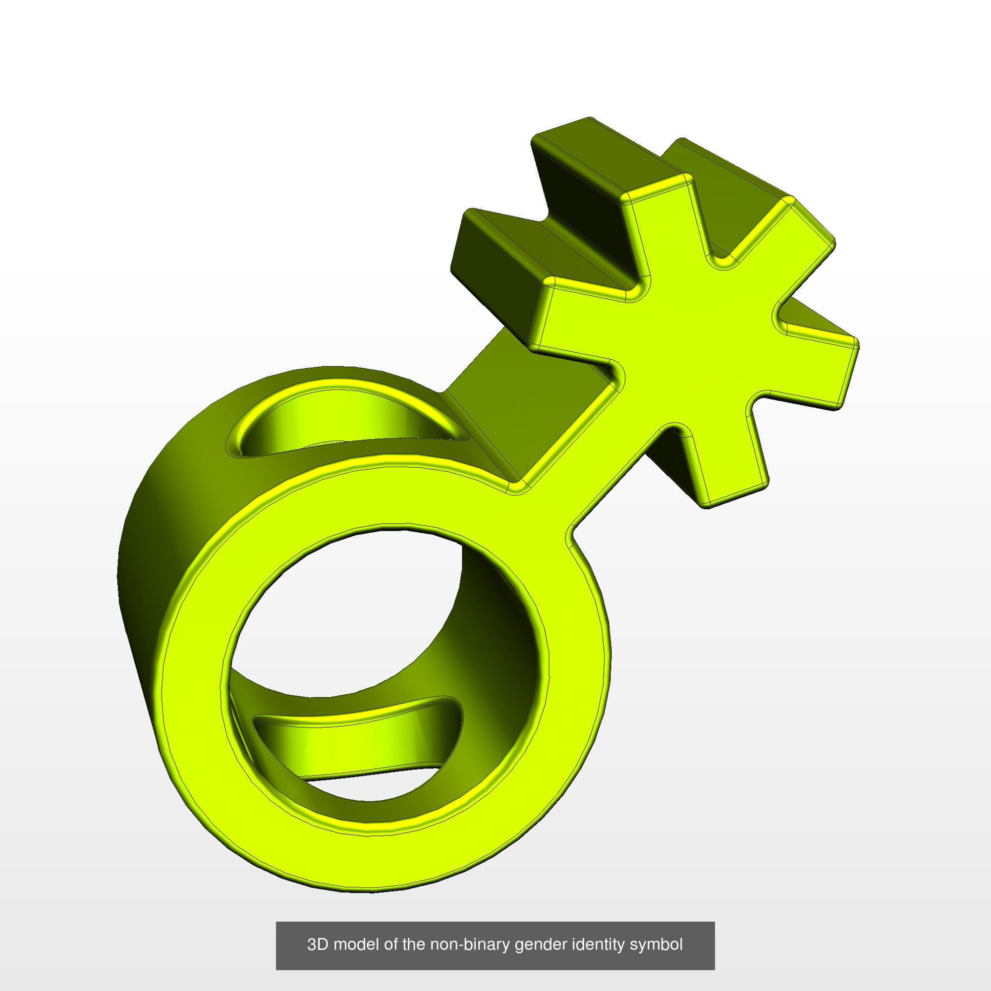 Collection straw topper symbols for gender identity _7