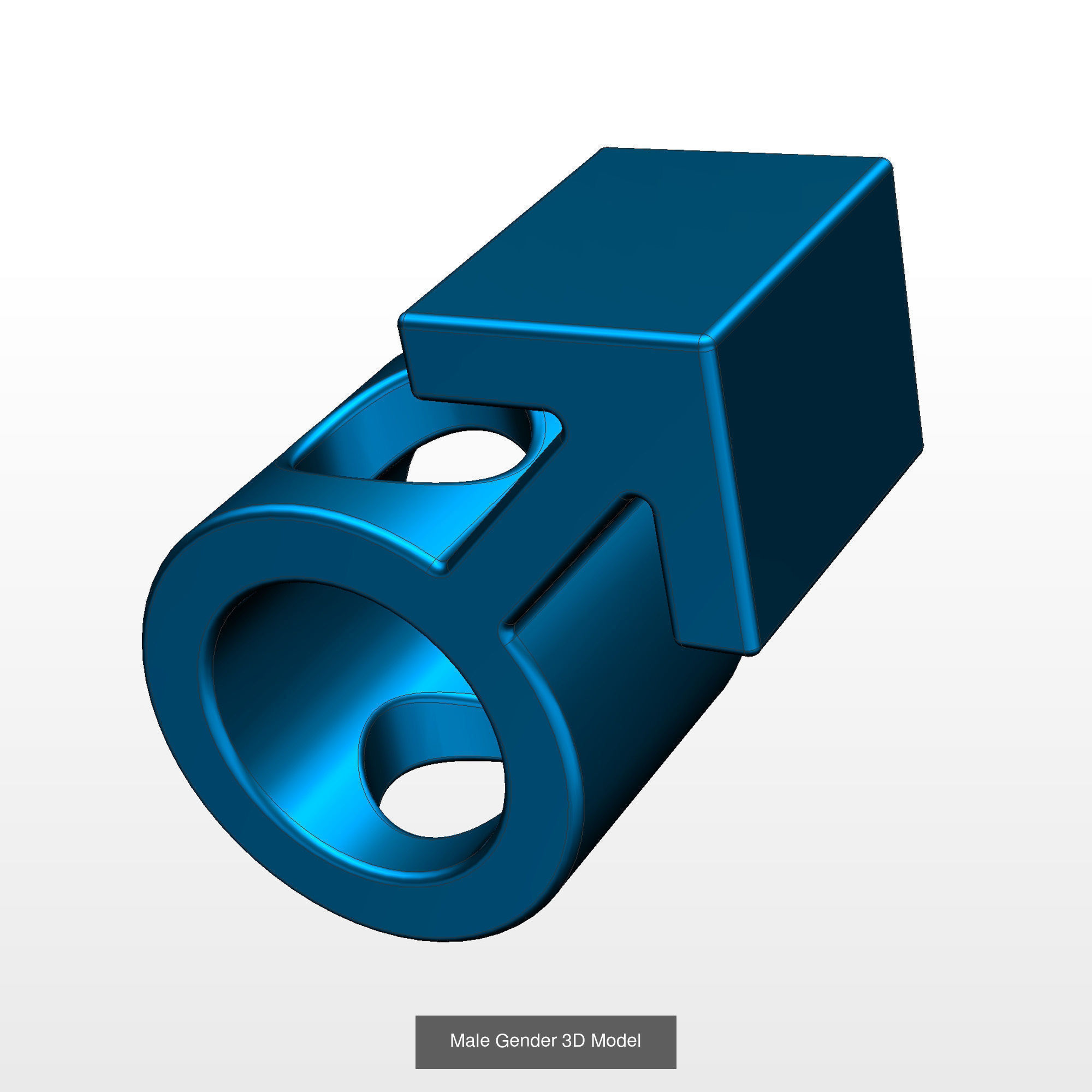 Collection straw topper symbols for gender identity _4
