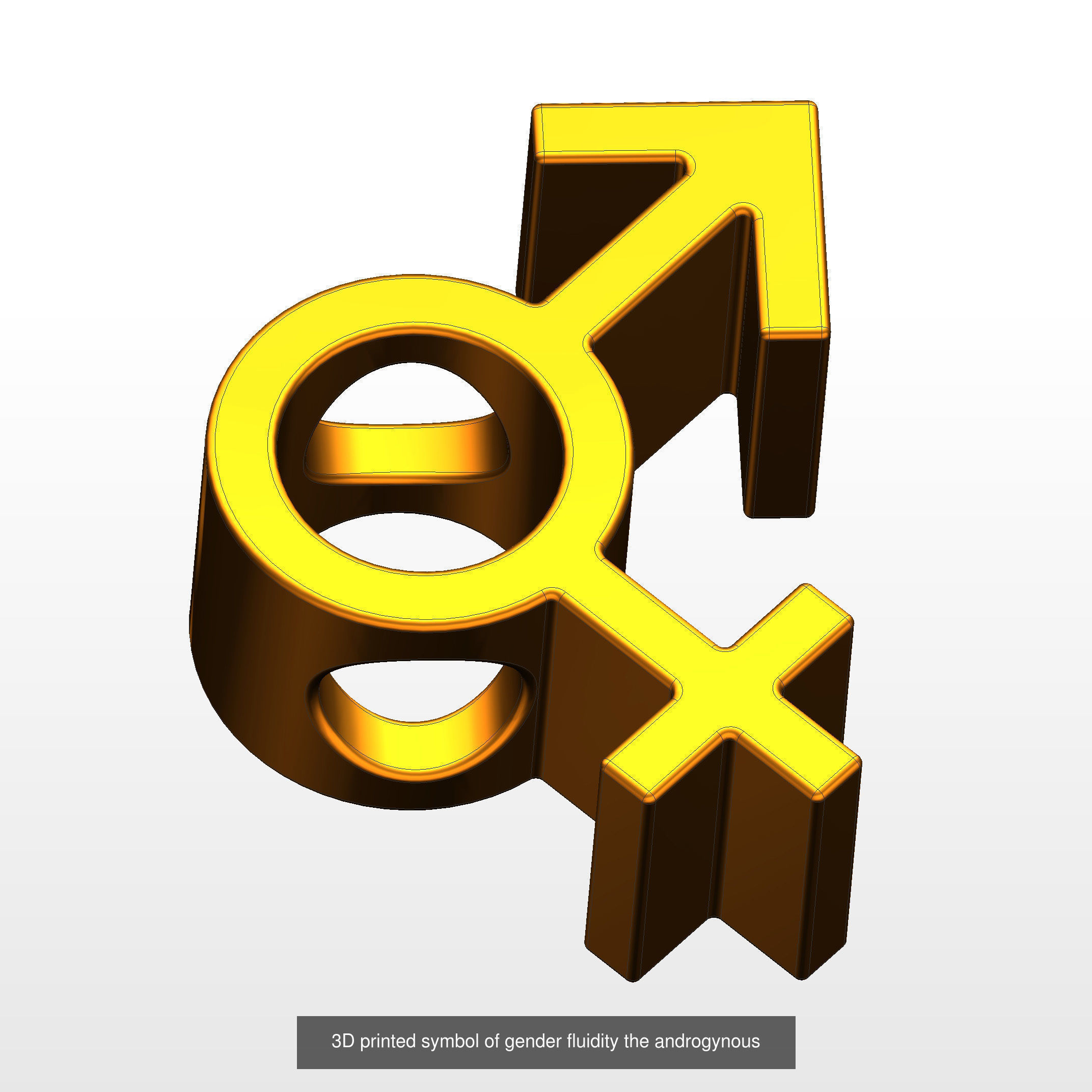 Collection straw topper symbols for gender identity _5