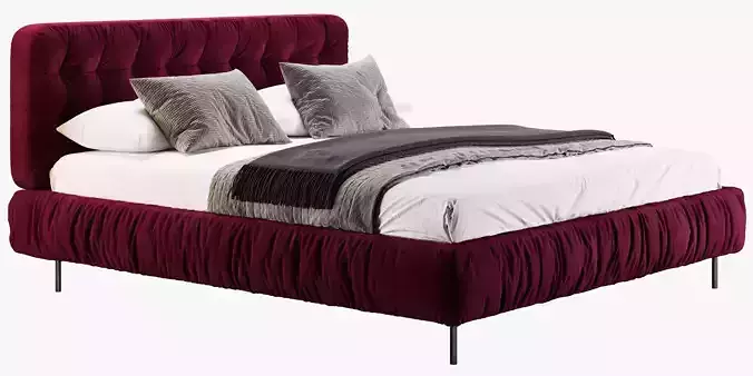 Double Bed by wood soft